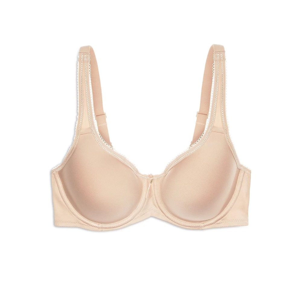 Wacoal Basic Beauty Full Figure Spacer Underwire T Shirt Bra‎ Sand Sz 32 DD 32DD